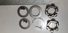 Load image into Gallery viewer, Trailer Axle Spindle Hardware Kit EZ lube Trailer Nut 1&quot; D Washers and Tang Washer Replace